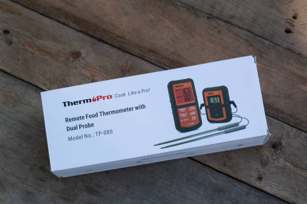 Thermopro Tp08bw Remote Meat Thermometer Digital Grill Smoker Bbq  Thermometer With Two Probes In Orange : Target