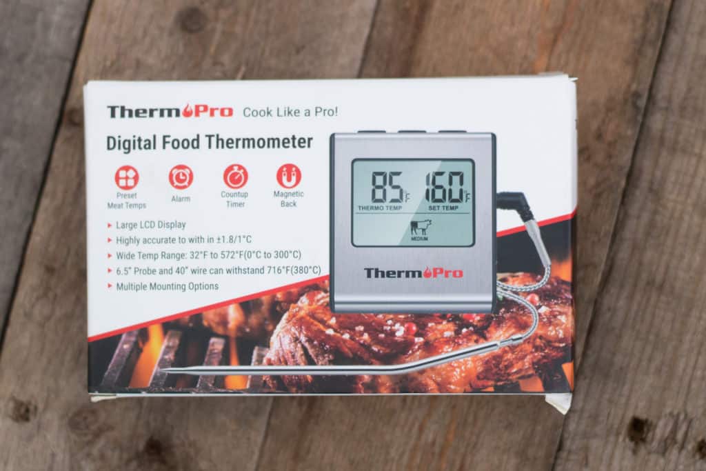 ThermoPro TP-17 Dual Probe Digital Meat Thermometer Large LCD Backlight Grill Food Thermometer with Hi/Low Alert & Timer Mode, Smoker Kitchen Oven